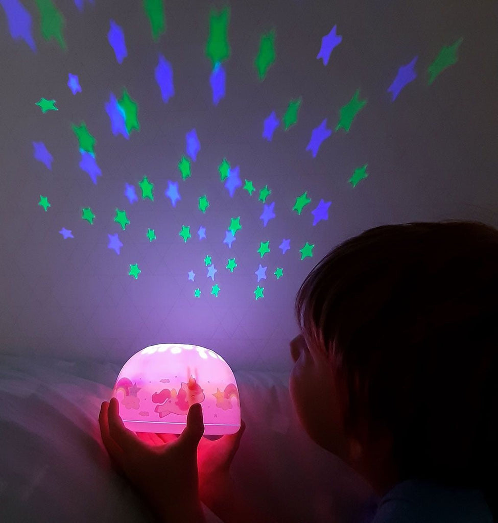LED Nachtlicht Einhorn Projektor Sterne Farbwechsel ab 3