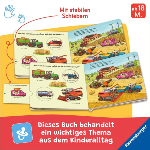 Ravensburger Nanu Fahrzeuge Buch Schieben Raten