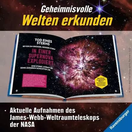 Astronomie Kinderbuch James Webb Space Telescope ab 8
