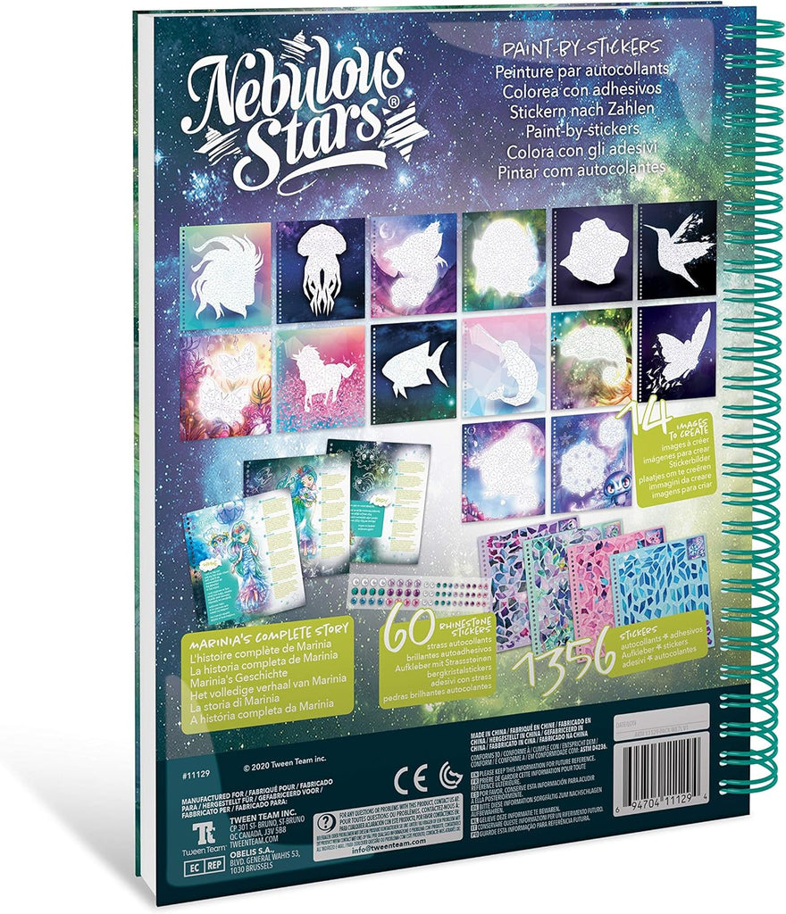 Nebulous Stars Kreatives Buch Paint - by - Sticker - Toynamics