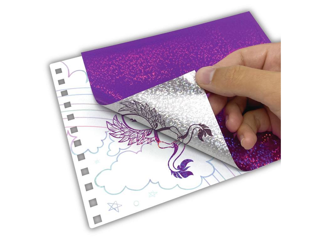 Bastelset Folienkunst Skizzenbuch Kinder ab 3 Jahren
