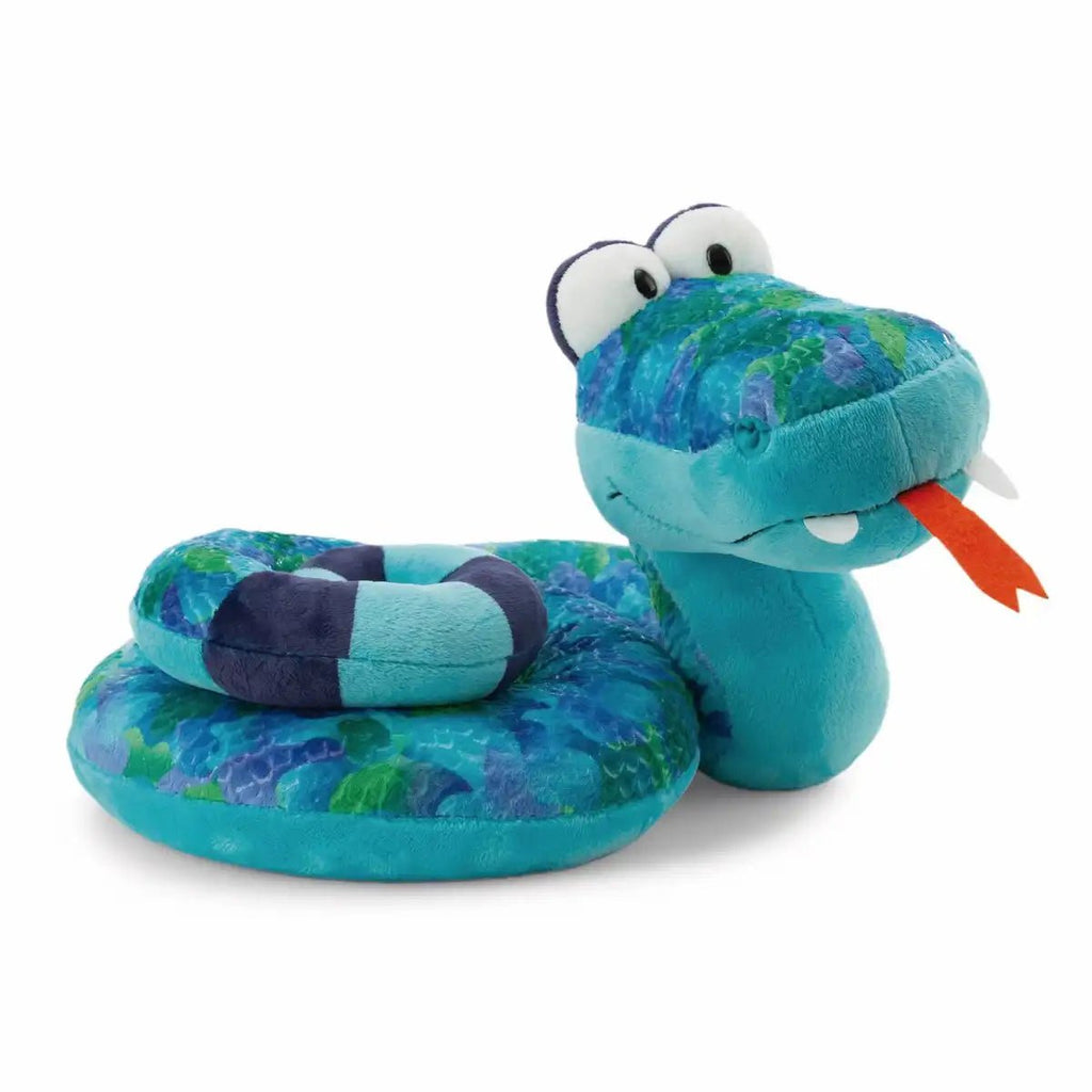 Weiches Kuscheltier Schlange blau grün NICI 25cm