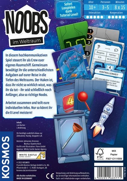 Noobs im Weltraum - Kosmos