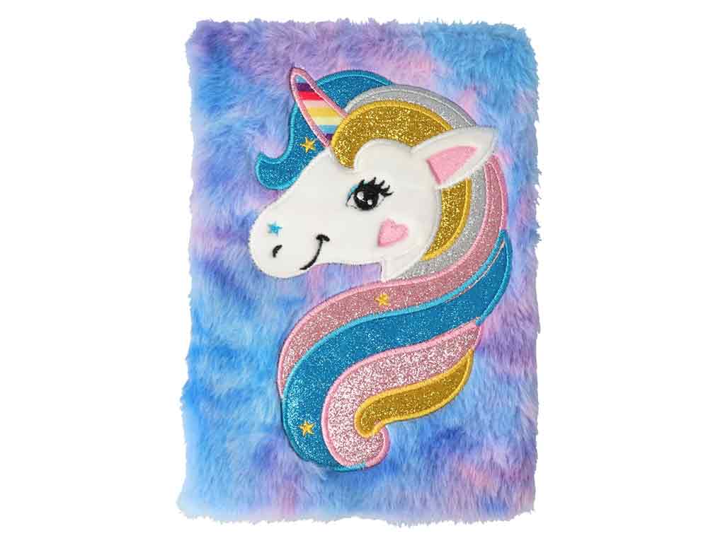 Notizbuch A5 liniert - Cutie Einhorn multicolor