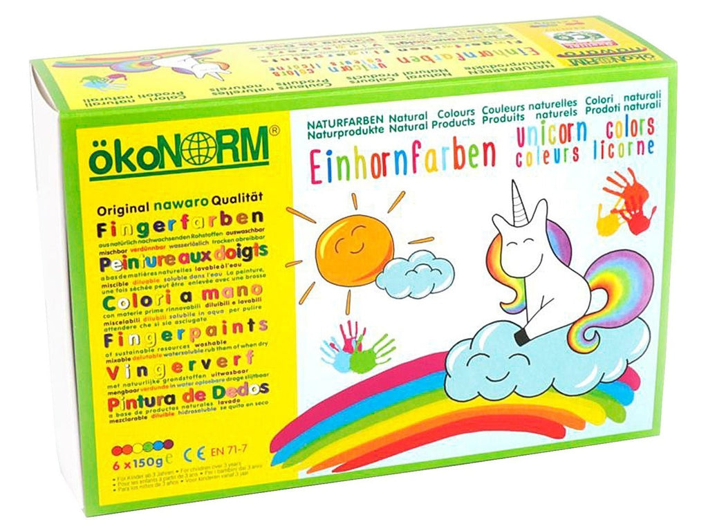 ökoNorm Einhorn - Fingerfarben 6 St - Aurich