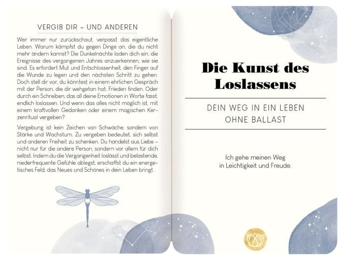 Dunkelnächte Geschenkset mit Karten und Notizbuch für Erwachsene
