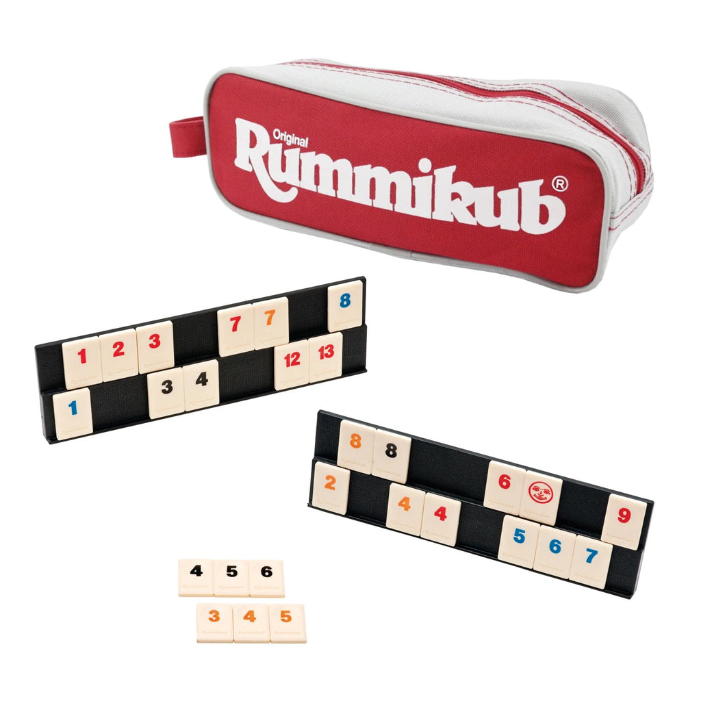 Rummikub Spielsteine & Ablagebretter – Familienspiel ab 7 Jahren
