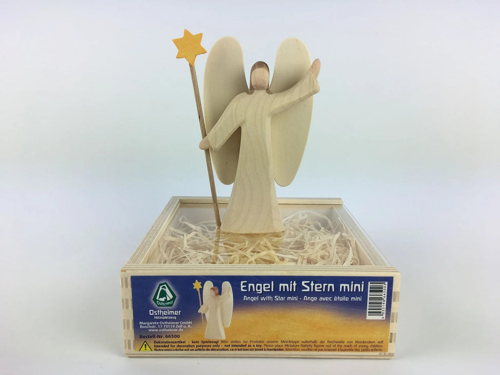 Ostheimer Engel mit Stern Miniatur - Weihnachtskrippe - Ostheimer