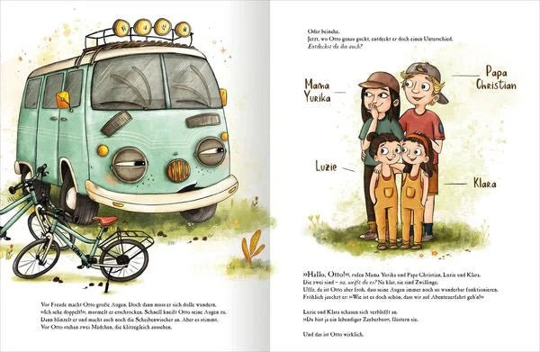 Familienreise mit Bus und Kinder – Bilderbuch ab 4 Jahren