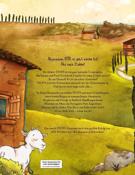 Kinderbuch OTTO fährt los – Familienabenteuer entlang der italienischen Küste