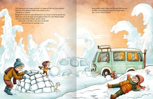 OTTO fährt los – Buch mit Polarlichtern und Weihnachtsmann
