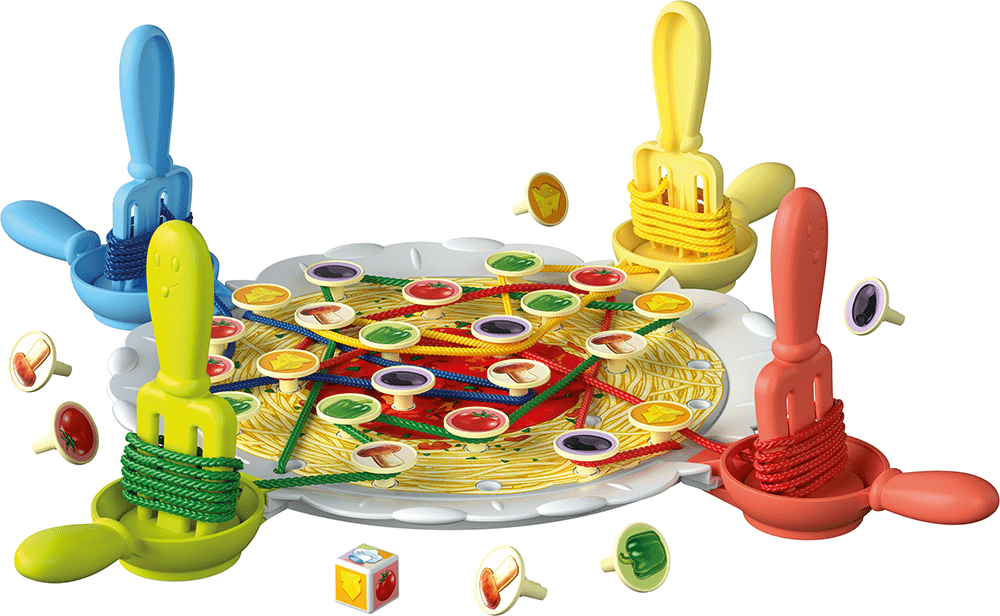 Paletti Spaghetti Kinderspiel ab 4 Jahren – lustiges Nudelspiel