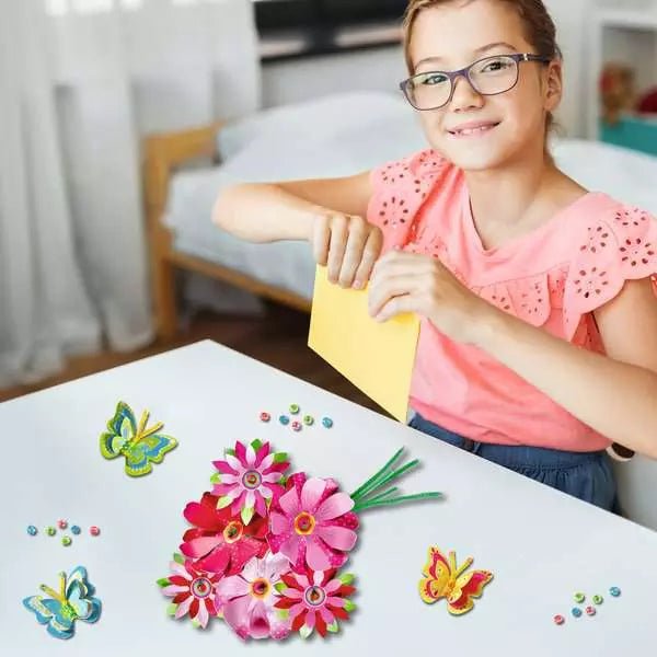 Paper Art Blumen & Schmetterlinge - Bastelset - Ravensburger