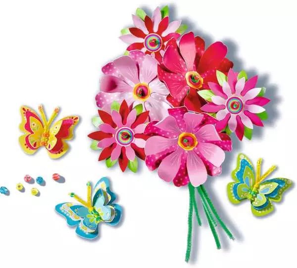 Paper Art Blumen & Schmetterlinge - Bastelset - Ravensburger