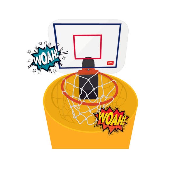 Slam Dunk Basketball‑Mülleimer 15 Liter Legami Kunststoff
