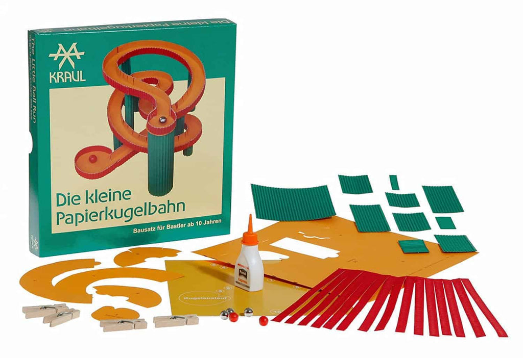 Papierkugelbahn - Bastelpackung   - Kraul