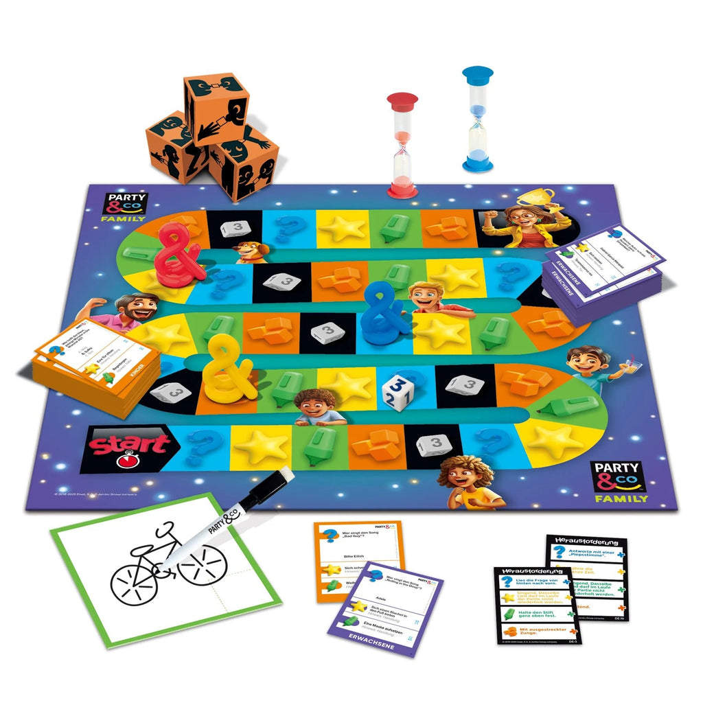 Spielkarten und Zubehör – Party & Co Family Edition
