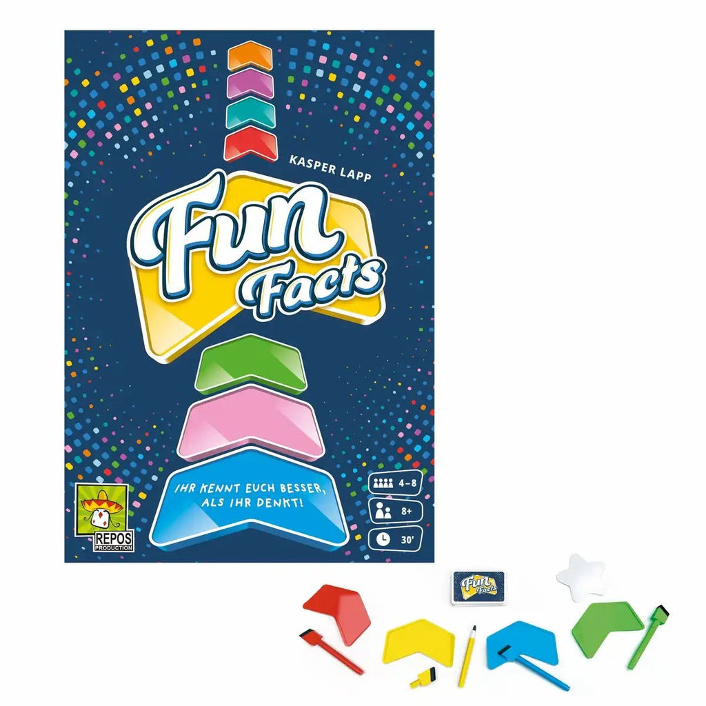 Fun Facts Kartenspiel 4‑8 Spieler ab 8 Jahren kooperativ