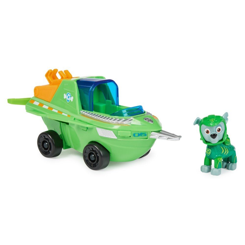 PAW PATROL - Aqua Pups - Rocky's Sawfish Vehicle - Amigo