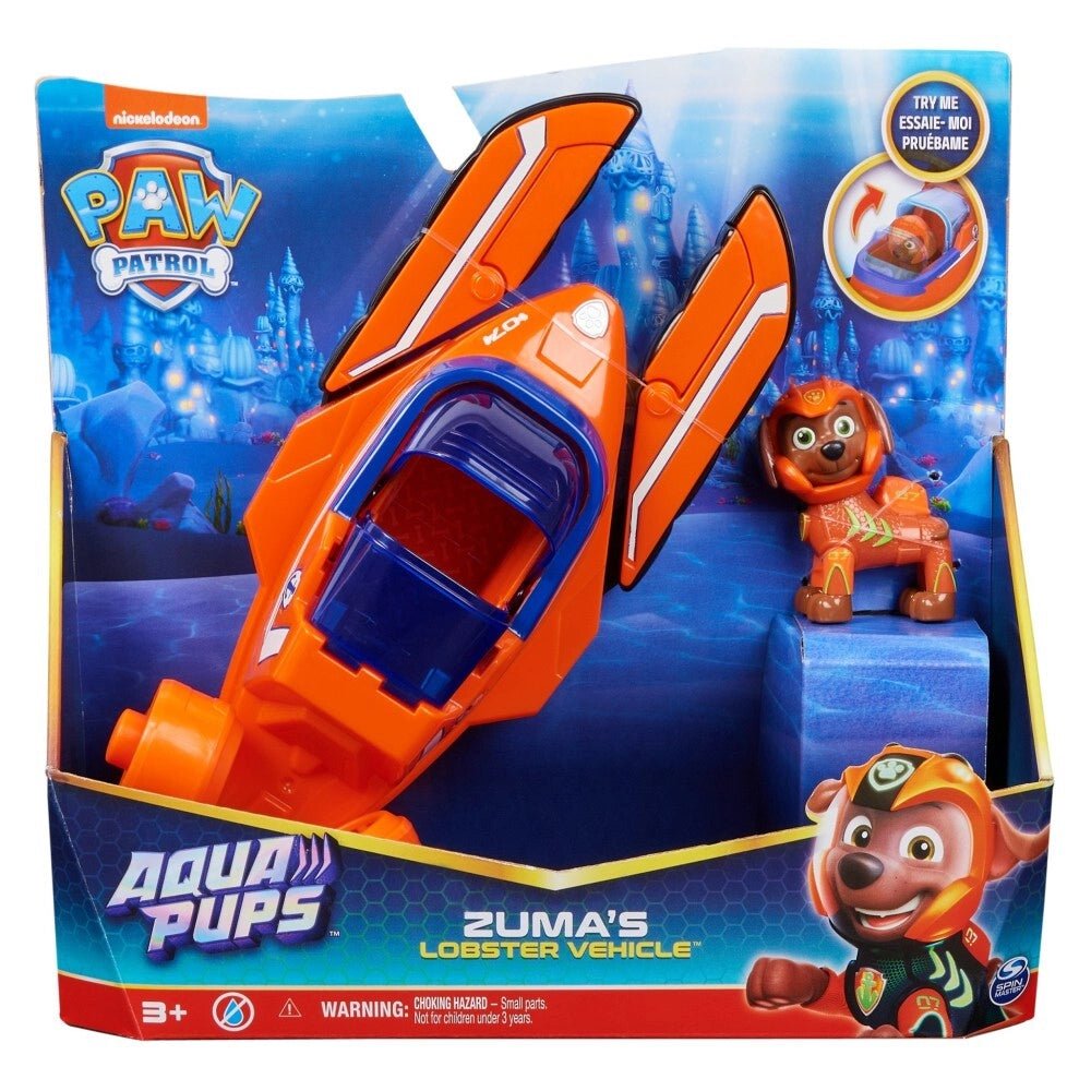 PAW PATROL - Aqua Pups - Zuma's Lobster Vehicle - Amigo