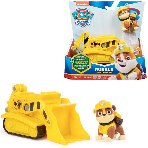 PAW Patrol, Baustellen - Fahrzeug mit Rubble - Figur - Amigo