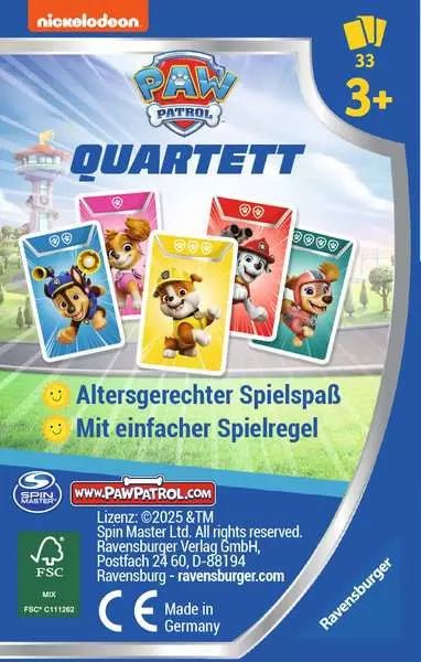 Paw Patrol Quartett - Kinderspiel - Ravensburger