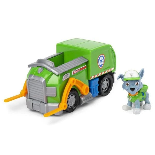 Paw Patrol, Recycling - Truck mit Rocky - Figur - Amigo