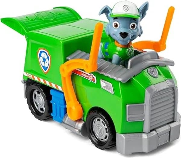 Paw Patrol, Recycling - Truck mit Rocky - Figur - Amigo