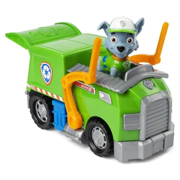 Paw Patrol, Recycling - Truck mit Rocky - Figur - Amigo