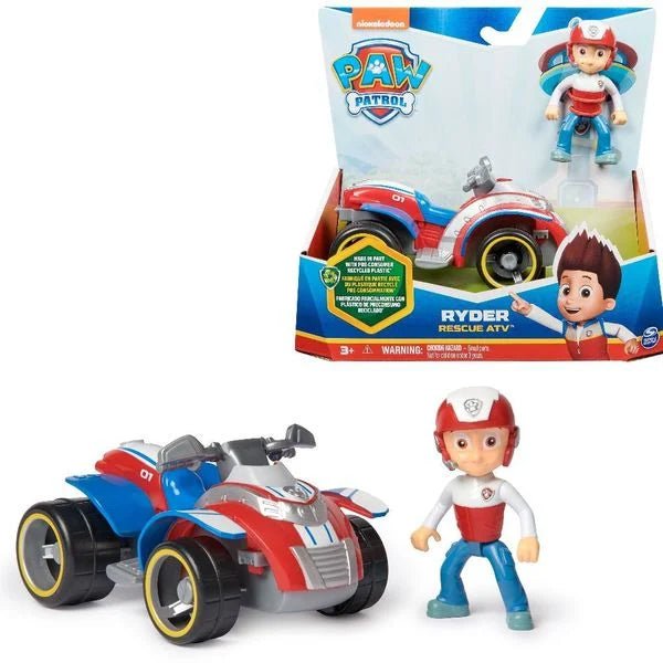 Paw Patrol, Rettungs - Quad mit Ryder - Figur - Amigo