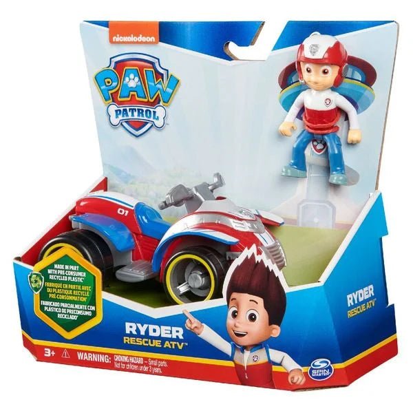 Paw Patrol, Rettungs - Quad mit Ryder - Figur - Amigo