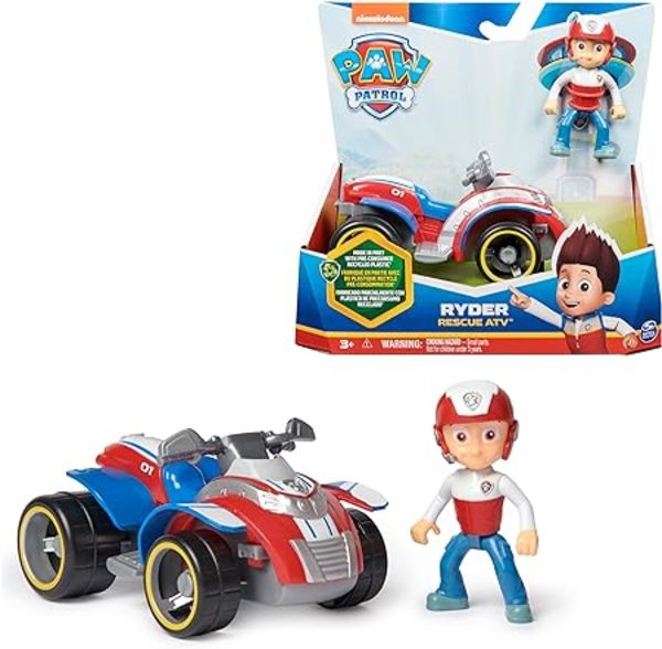 Paw Patrol, Rettungs - Quad mit Ryder - Figur - Amigo