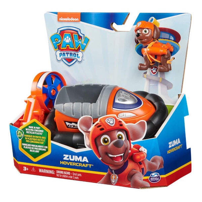 PAW PATROL - ZUMA mit Hovercraft Spielfigur - Amigo