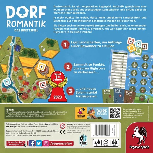 Pegasus - Dorfromantik - Das Brettspiel - Pegasus