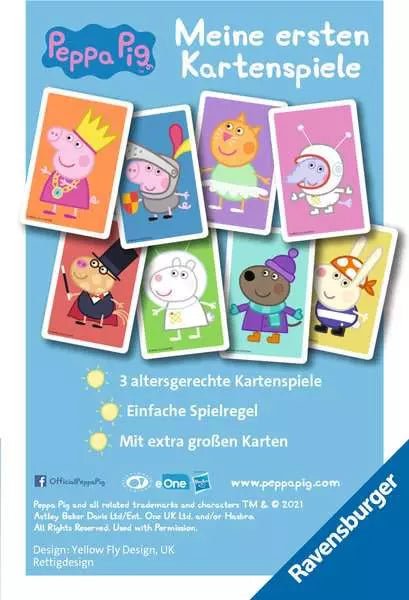 Peppa Pig Meine ersten Kartenspiele - Kinderspiel ab 3 Jahren - Ravensburger