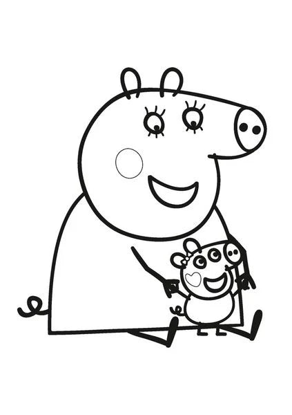 Peppa Wutz und Schorsch Ausmalspaß ab 3 bis 6 Jahre
