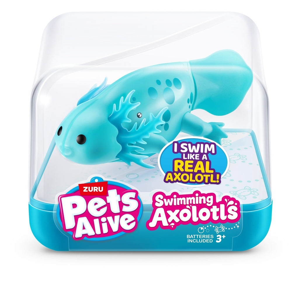 ZURU Swimming Axolotl – Schwimmende Axolotl-Spielfigur für Kinder