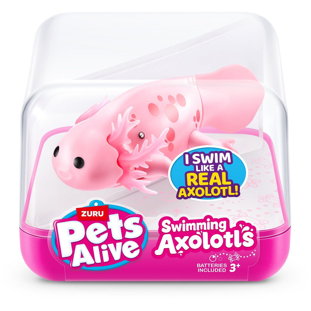 ZURU Swimming Axolotl – Schwimmende Axolotl-Spielfigur für Kinder