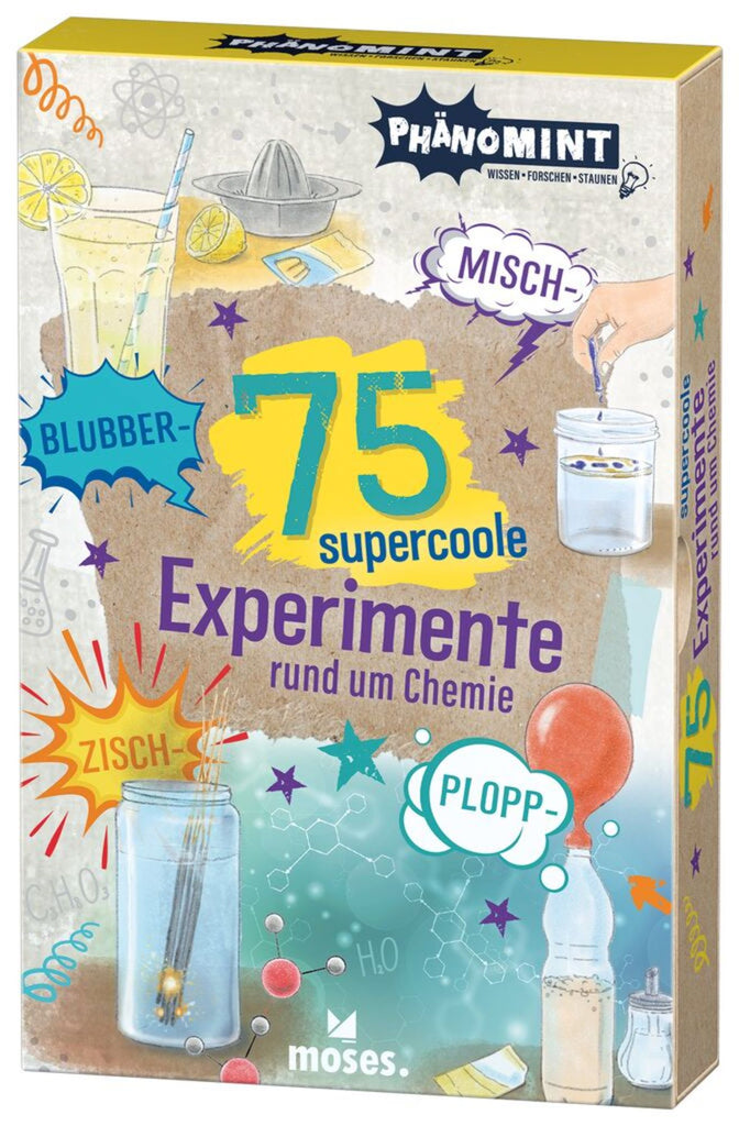 PhänoMINT 75 supercoole Blubber - Zisch - Misch - Plopp - Experimente - Moses