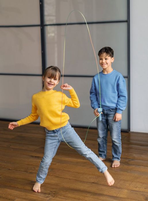 Cooler Seilwerfer Kinder ab 6 Bewegung Koordination lernen

