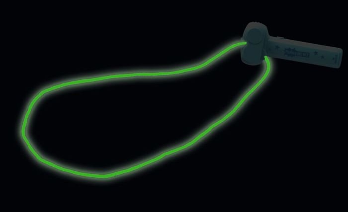 PhänoMINT Spielzeug Seilwerfer mit 3 Schnüren USB-C Ladefunktion
