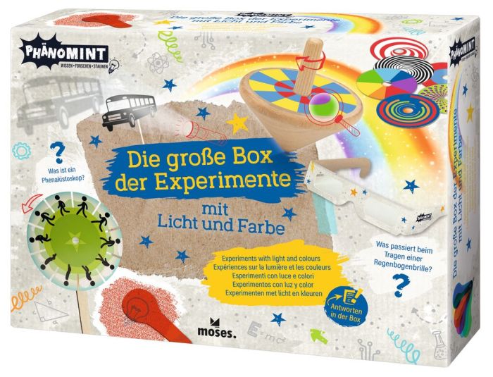 PhänoMINT - Die große Box der Experimente mit Licht und Farbe - Moses