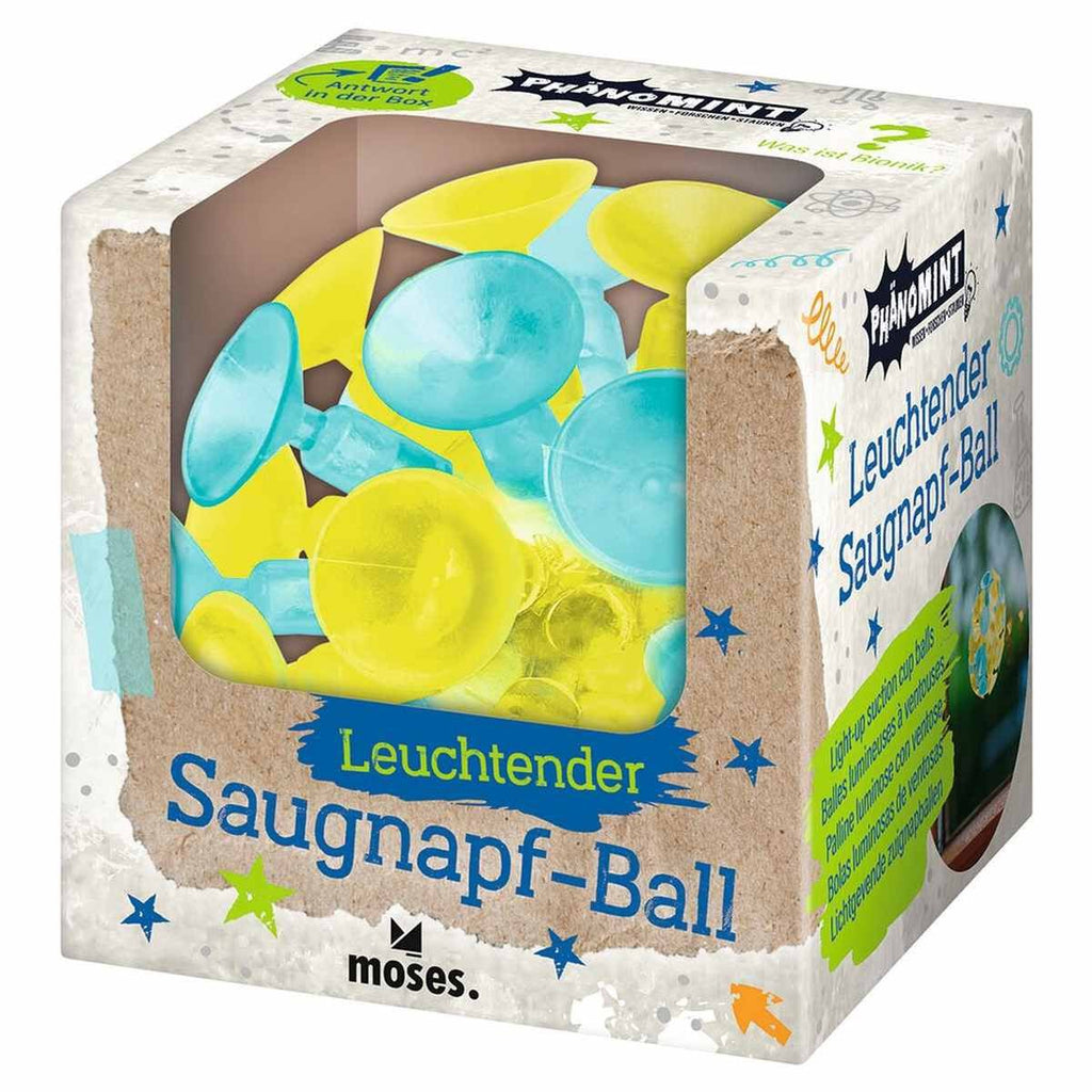 Phänomint - Leuchtender Saugnapf Ball - Moses
