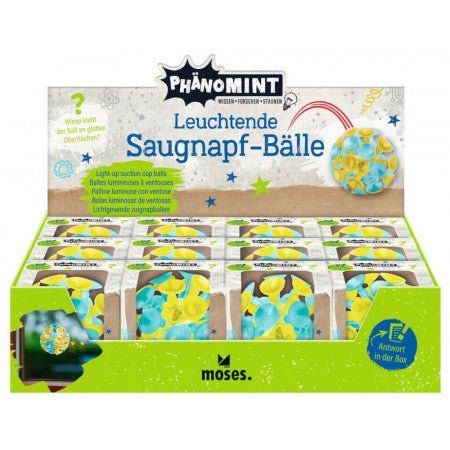 Phänomint - Leuchtender Saugnapf Ball - Moses