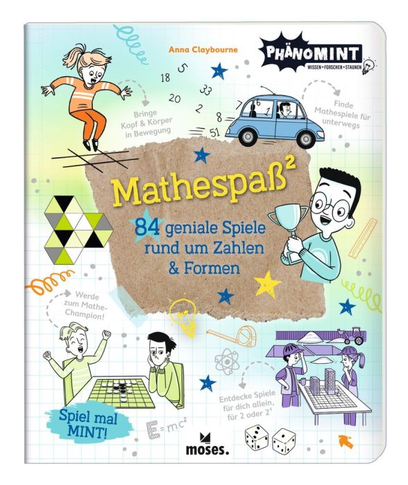 PhänoMINT Mathespaß² Buch mit 84 Mathe-Spielen