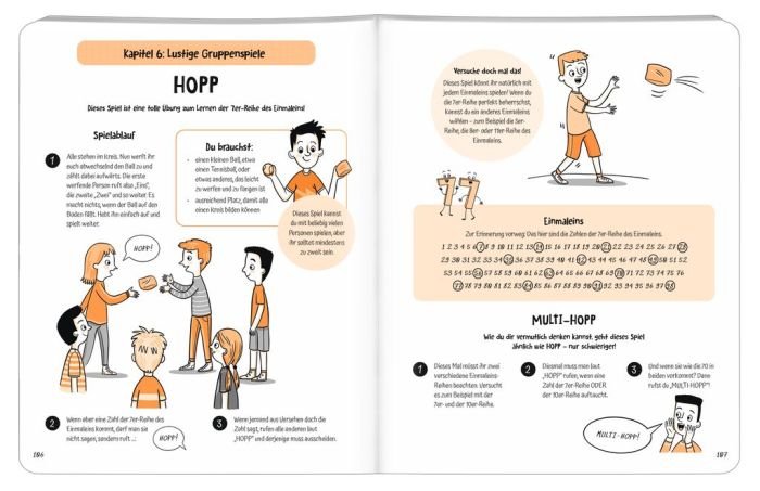 Mathebuch für Kinder mit Rätseln und Spielen ab 8 Jahren