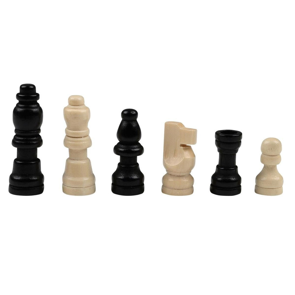 Klassisches FSC Schachspiel aus Holz, Standardgröße mit Figuren, Feld 29 mm