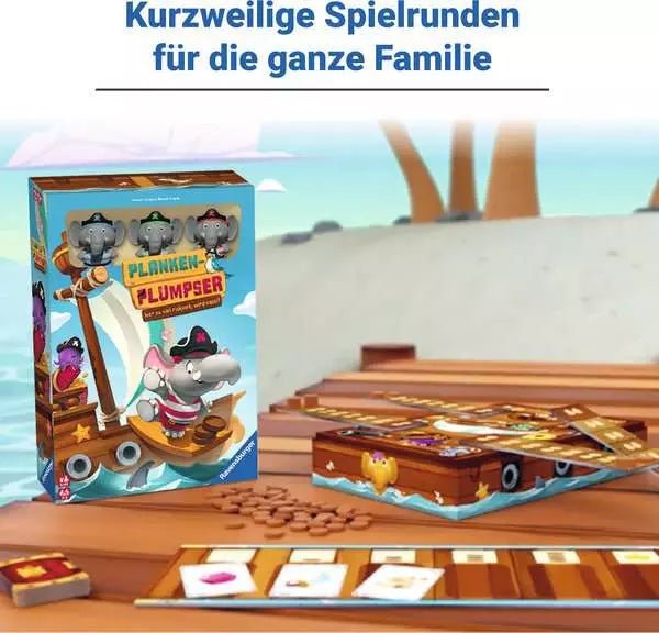 Planken - Plumpser - Kinderspiel ab 5 Jahren - Ravensburger