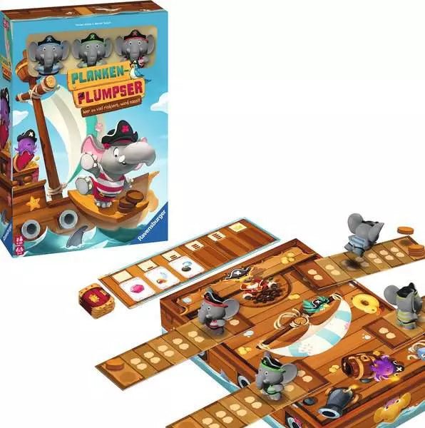 Planken - Plumpser - Kinderspiel ab 5 Jahren - Ravensburger