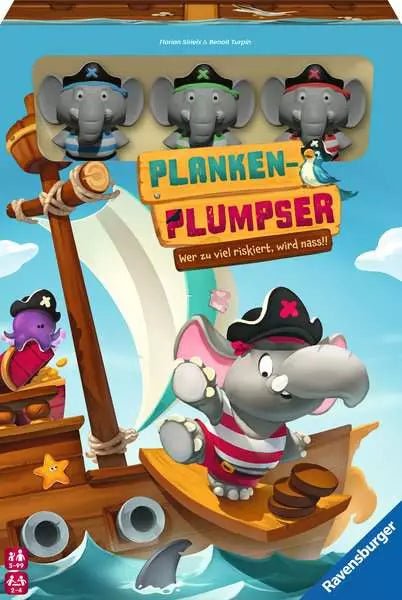 Planken - Plumpser - Kinderspiel ab 5 Jahren - Ravensburger